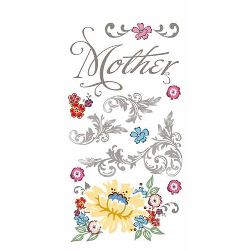 Carolee's Creations - Adornit - Charmed Collection - Clear Stickers - Mother