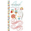 Carolee's Creations - Adornit - Nested Owls Charcoal Collection - Clear Stickers - Owl Friends