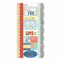 Carolee's Creations - Adornit - Time Flies Collection - Cardstock Stickers - Time with You