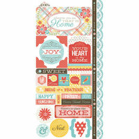 Carolee's Creations - Adornit - Home Tweet Home Collection - Cardstock Stickers - Nest
