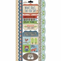 Carolee's Creations - Adornit - Timberland Critters Collection - Cardstock Stickers - Fox Talk