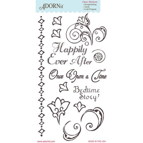 Carolee's Creations - Adornit - Storybook Collection - Clear Stickers - The End