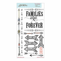 Carolee's Creations - Adornit - Family Path Collection - Clear Stickers - Forever