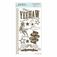 Carolee's Creations - Adornit - Yeehaw Collection - Clear Stickers - Yeehaw