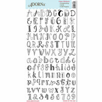 Carolee's Creations - AdornIt - Art Play Planner - Clear Stickers - Whimsy Alphabet