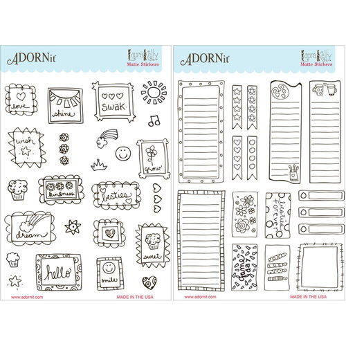 Carolee's Creations - AdornIt - Coloring Stickers - Accomplisher