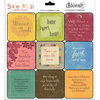 Carolee's Creations - Spice it Up Cardstock Stickers - Flea Market Collection - Sentiments