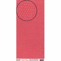 Carolee's Creations Adornit - Sticker Paper - Cranberry Dots, CLEARANCE