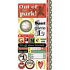 Carolee's Creations - Adornit - Baseball Collection - Cardstock Stickers - Baseball Attitude
