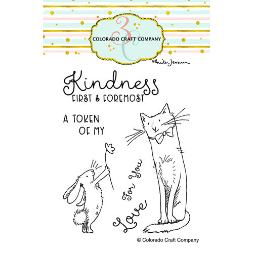 Colorado Craft Company - Clear Photopolymer Stamps - Kindness First