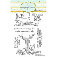 Colorado Craft Company - Clear Photopolymer Stamps - Birdbath Friends