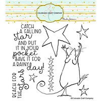 Colorado Craft Company - Clear Photopolymer Stamps - Falling Star