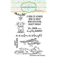 Colorado Craft Company - Christmas - Clear Photopolymer Stamps - All Is Bright