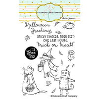 Colorado Craft Company - Halloween - Clear Photopolymer Stamps - Boo! Time