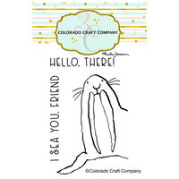 Colorado Craft Company - The Way Of Water Collection - Clear Photopolymer Stamps - Mini - Walrus