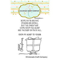Colorado Craft Company - Christmas - Clear Photopolymer Stamps - Big Gift Mini