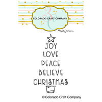 Colorado Craft Company - Clear Photopolymer Stamps - Word Tree Mini