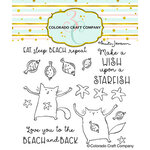 Colorado Craft Company - End Of Summer Fun Collection - Clear Photopolymer Stamps - Starfish Wish