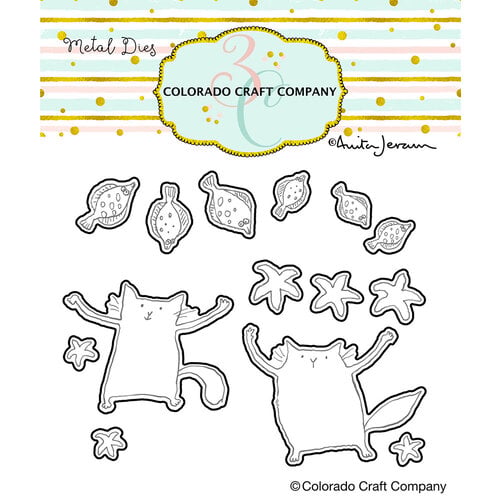 Colorado Craft Company - End Of Summer Fun Collection - Dies - Starfish Wish
