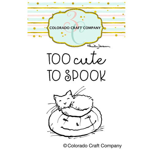 Colorado Craft Company - Clear Photopolymer Stamps - Too Cute To Spook Mini