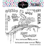 Colorado Craft Company - Big and Bold Collection - Clear Photopolymer Stamps - Witches Hat