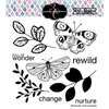 Colorado Craft Company - Big and Bold Collection - Clear Photopolymer Stamps - Blissful Butterflies