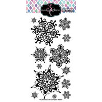 Colorado Craft Company - Big and Bold Collection - Clear Photopolymer Stamps - Nordic Snowflakes