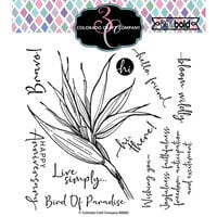 Colorado Craft Company - Big and Bold Collection - Clear Photopolymer Stamps - Bird of Paradise Wishing