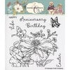 Colorado Craft Company - Clear Photopolymer Stamps - Happy Peony