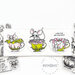 Colorado Craft Company - Clear Photopolymer Stamps - Teacups and Mice