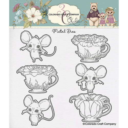 Colorado Craft Co Teacups & Mice Die Set