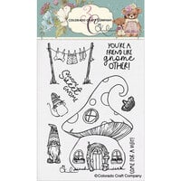 Colorado Craft Company - Clear Photopolymer Stamps - Gnome Home
