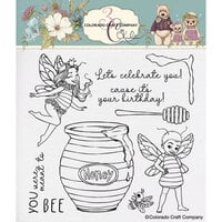 Colorado Craft Company - Clear Photopolymer Stamps - Honey Crock