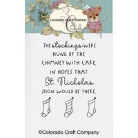 Colorado Craft Company - Christmas - Clear Photopolymer Stamps - Mini - Stockings