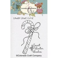 Colorado Craft Company - Clear Photopolymer Stamps - Candy Cane Cutie Mini