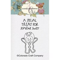 Colorado Craft Company - Clear Photopolymer Stamps - Gingerbread Cookie Mini