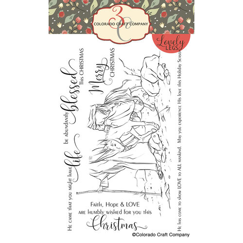 Colorado Craft Company - Lovely Legs Collection - Clear Photopolymer Stamps - Small One