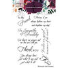 Colorado Craft Company - Savvy Sentiments Collection - Clear Photopolymer Stamps - Friendship Greetings