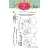 Colorado Craft Company - Whimsy World Collection - Clear Photopolymer Stamps - Snow Happy