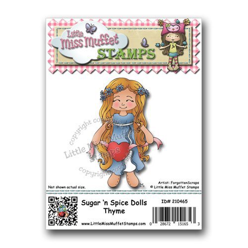 CC Designs - Cling Mounted Rubber Stamps - Sugar 'n Spice Dolls Thyme