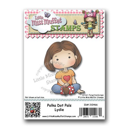 CC Designs - Cling Mounted Rubber Stamps - Polka Dot Pals Lydie