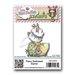 CC Designs - Cling Mounted Rubber Stamps - Fancy Sunbonnet Easter