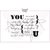 CC Designs - Cling Mounted Rubber Stamps - All About You Sentiments