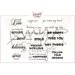 CC Designs - Cling Mounted Rubber Stamps - Mixed Messages Sentiments