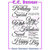 CC Designs - Cling Mounted Rubber Stamps - Great Birthday Greetings