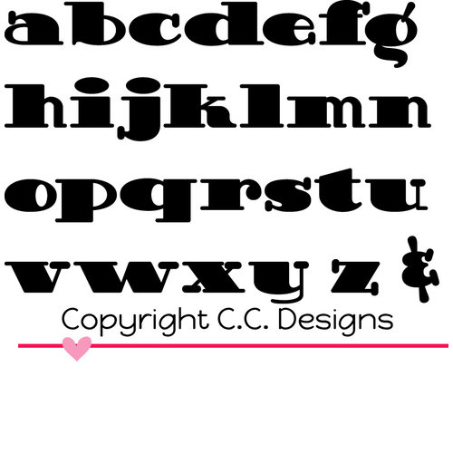 CC Designs - Cutter Dies - Doodledoo Lowercase