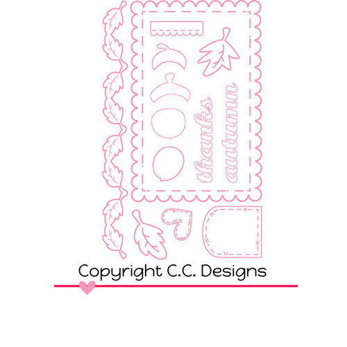 CC Designs - Cutter Dies - Make A Card 9 - Autumn