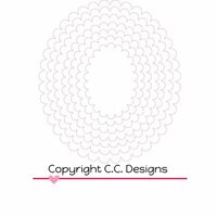 CC Designs - Cutter Dies - Scalloped Ovals