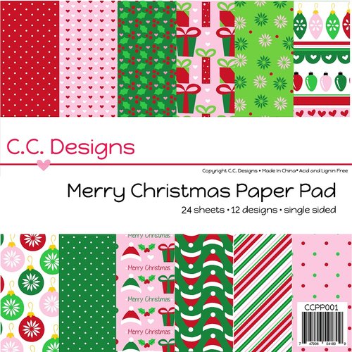 CC Designs - 6 x 6 Paper Pad - Merry Christmas