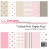 CC Designs - 6 x 6 Paper Pad - Tickled Pink